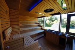 La sauna panoramica